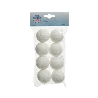 8 boules de neige 4cms