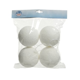 4 boules de neige 10cms