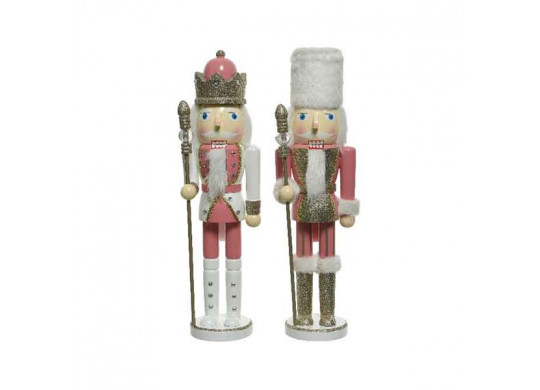 Casse noisette rose/blanc/or 38cms Casse noisette rose/blanc/or 38cms