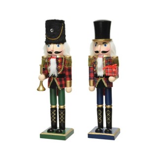Casse noisette veste tartan 38cms