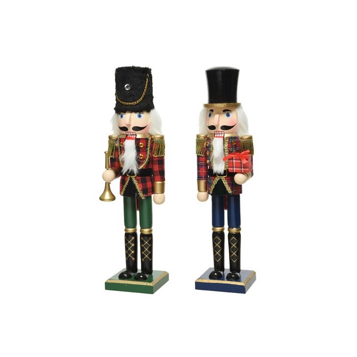 Casse noisette veste tartan 38cms
