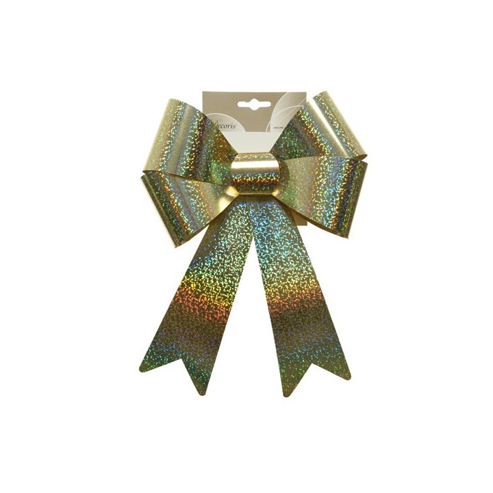 Nœud plastique holo or GM