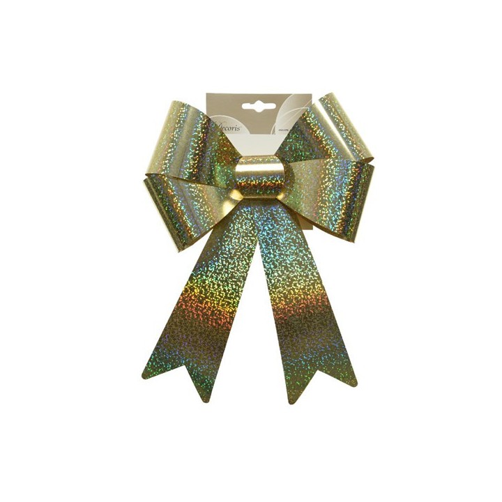 Nœud plastique holo or MM
