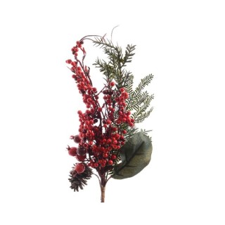 Pic décoratif baies rouges