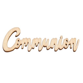 Déco Communion bois 5cms