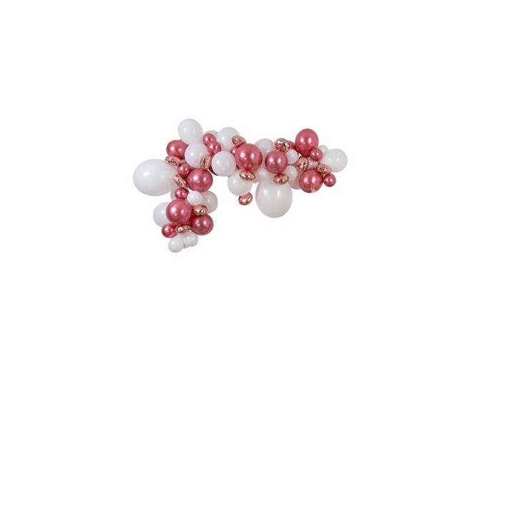 Kit arche ballon rose gold 70pcs