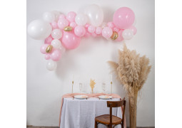 Kit arche ballon rose 57pcs