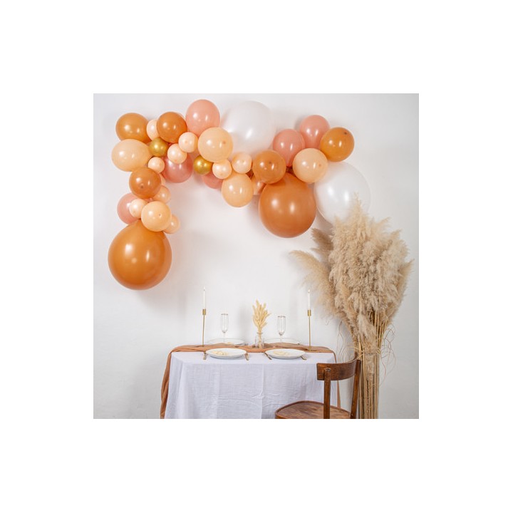 Kit arche ballon la blush 46pcs