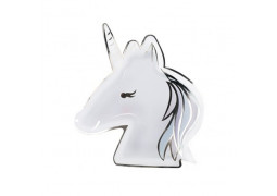 8 Assiettes licorne pastel/or