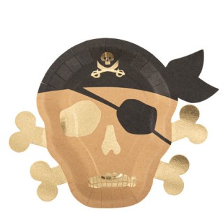 8 Assiettes pirate