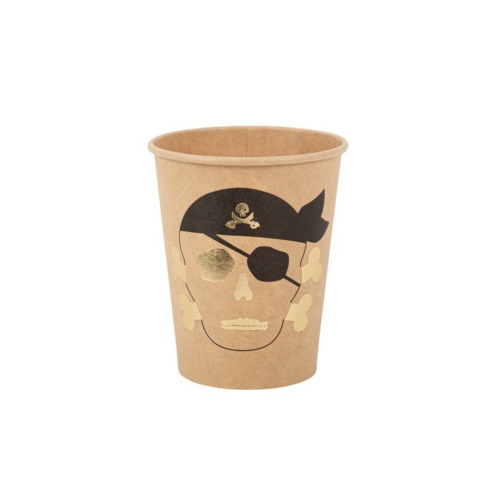 8 Gobelets pirate