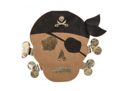 16 Serviettes pirate