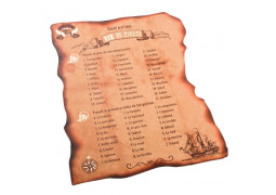 Carte de jeu nom pirate