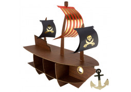 Présentoir bateau pirate