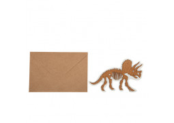 4 Invitations dinosaure