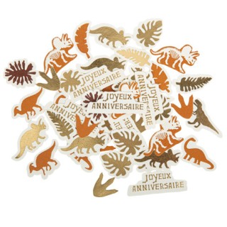 100 Confettis dinosaure