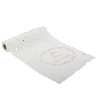 Chemin de table mon premier anniversaire 28cmx5m