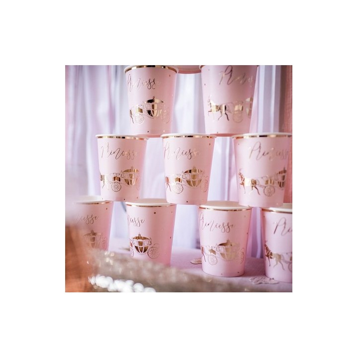 8 Gobelets princesses