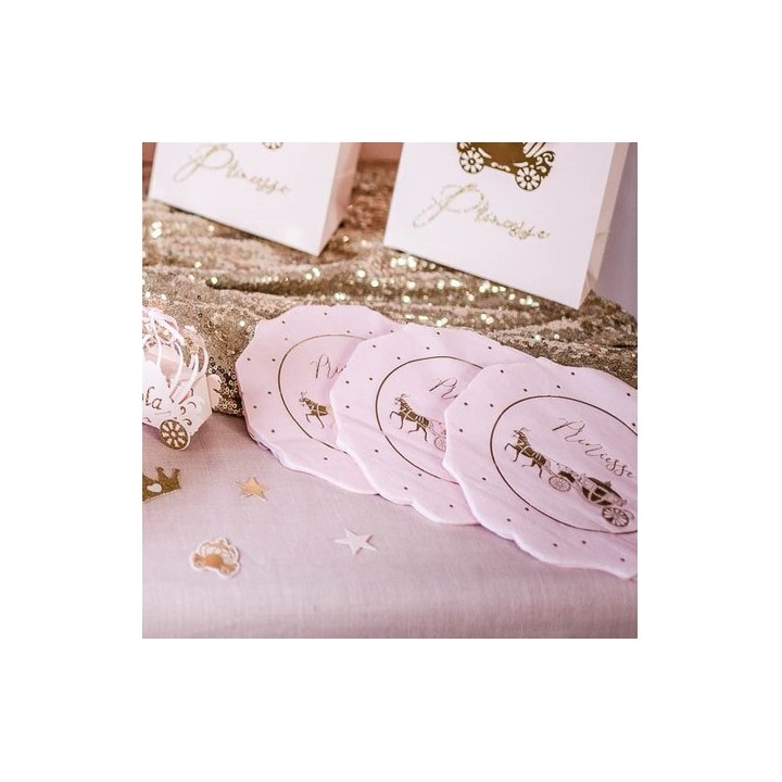 16 Serviettes princesses