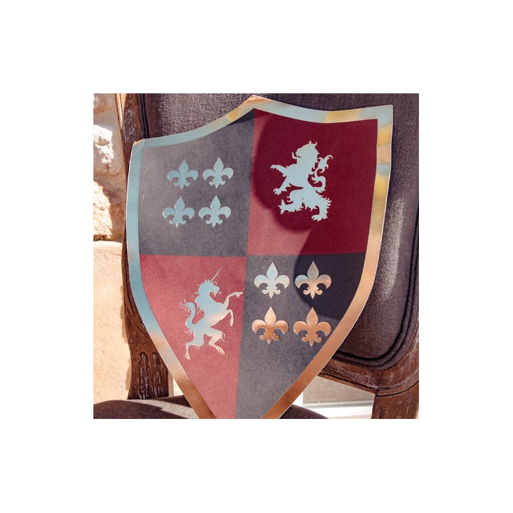 4 Sets de table bouclier chevalier