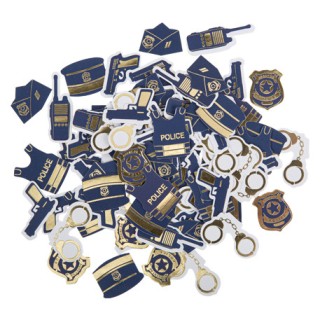 100 Confettis policier