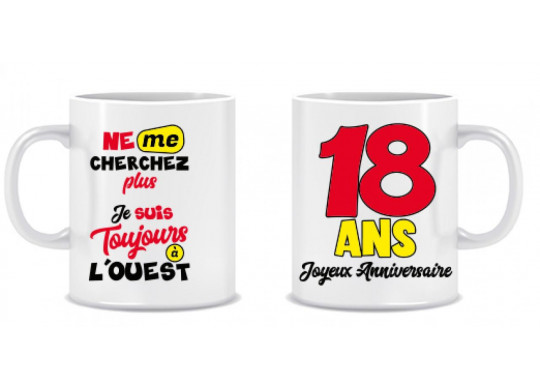 Mug 18 ans