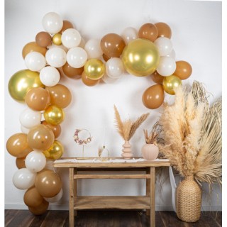 Kit arche ballon coffee 62pcs