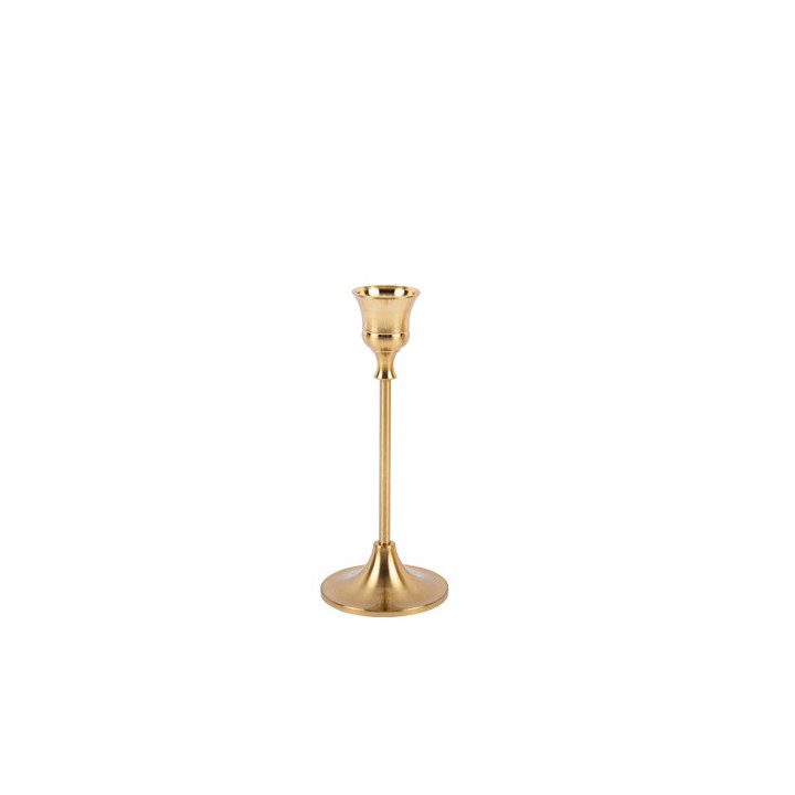 Bougeoir Le raffiné laiton or 16,5cm
