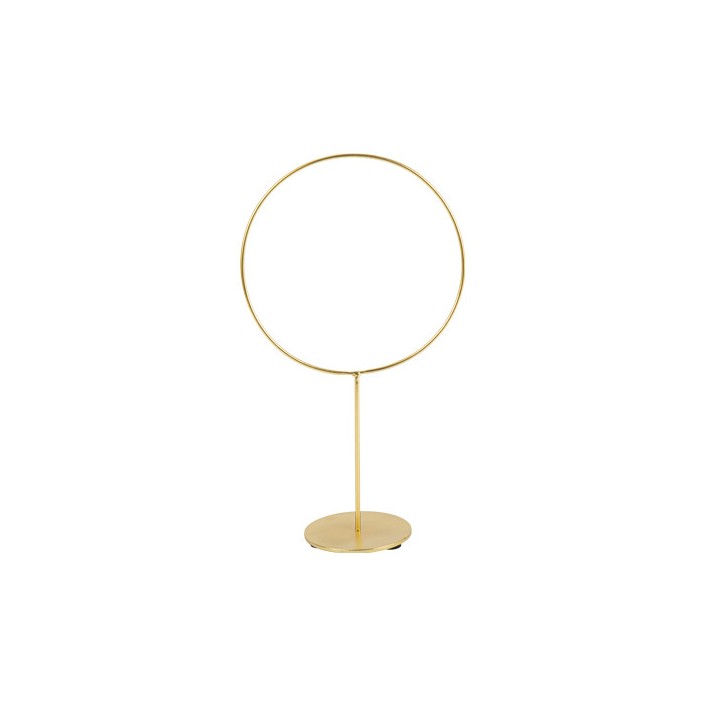 Cercle sur pied or 29cm