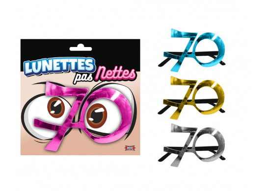 Lunettes anniversaire 70 ans