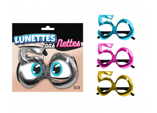 Lunettes anniversaire 50 ans