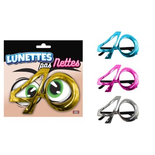 Lunettes anniversaire 40 ans