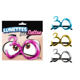 Lunettes anniversaire 30 cans