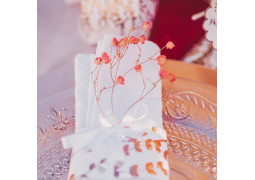 Bouquet gypsophile séché rose