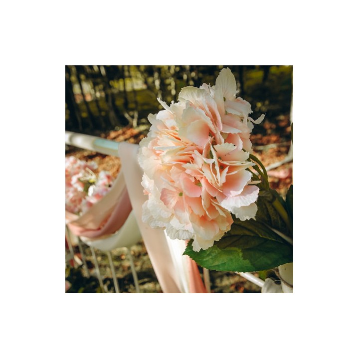 Hortensia rose 80cm