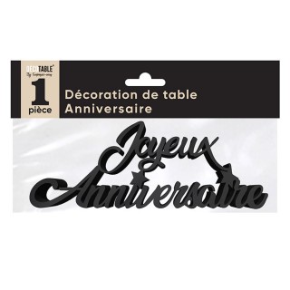 Mot joyeux anniversaire noir