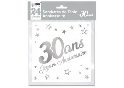 Serviettes papier 30 ans