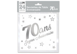 Serviettes papier 70 ans