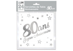 Serviettes papier 80 ans