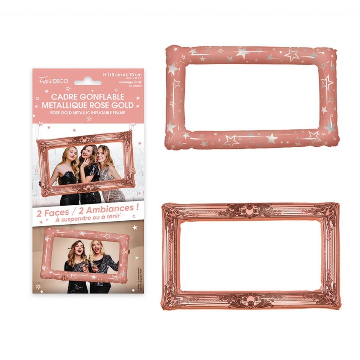 Cadre gonflable rose gold