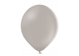Ballon uni 27 cm standard gris pastel x 50