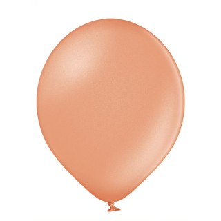 Ballon uni 27 cm métallisé rose gold x 50