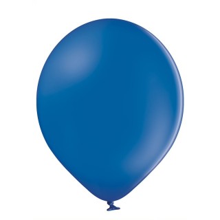 Ballon uni 27 cm métallisé bleu roy x 50