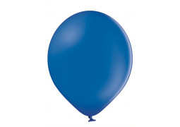 Ballon uni 27 cm métallisé bleu roy x 50