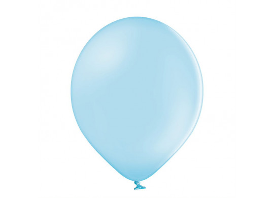 Ballon uni 12 cm bleu ciel x 25