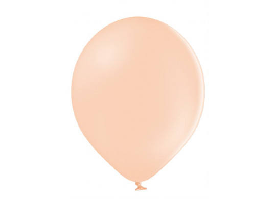 Ballon uni 12 cm pêche pastel x 25