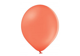 Ballon uni 12 cm corail pastel x 25