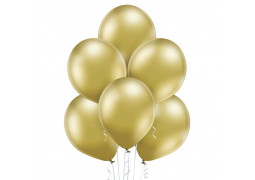Ballon uni 12 cm glossy or x 25