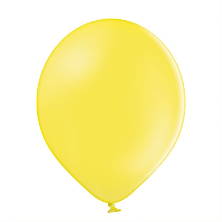 Ballon uni 27 cm standard jaune x 8