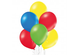 Ballon uni 27 cm standard assortis x 8